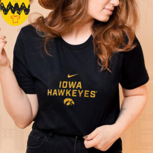 Nike Black Iowa Hawkeyes 2025 Sideline Performance T Shirt