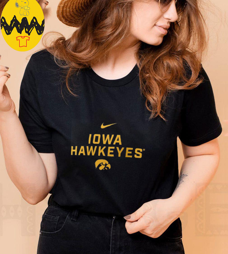 Nike Black Iowa Hawkeyes 2025 Sideline Performance T Shirt Nike Black Iowa Hawkeyes 2025 Sideline Performance T Shirt