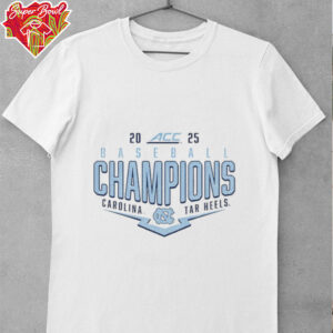 North Carolina Tar Heels 2025 ACC Baseball Conference Tournament Champions Playoff shirt