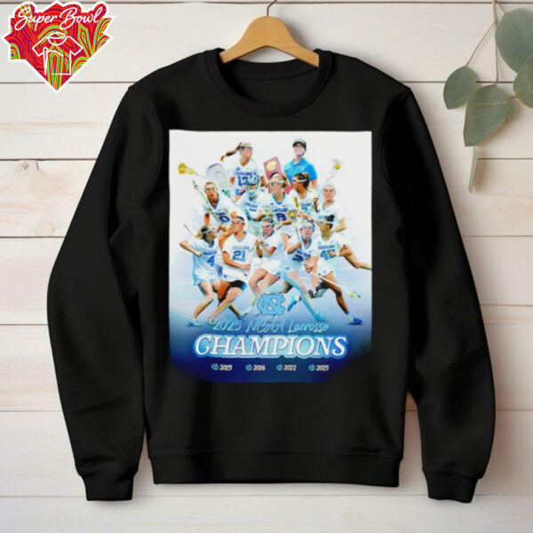 North Carolina Tar Heels 2025 NCAA Lacrosse Champions shirt