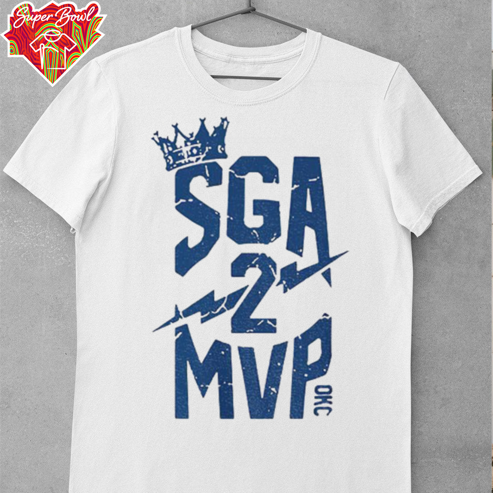 OKC Thunder Shai Gilgeous Alexander SGA 2 MVP 2025 NBA Playoff shirt OKC Thunder Shai Gilgeous Alexander SGA 2 MVP 2025 NBA Playoff shirt
