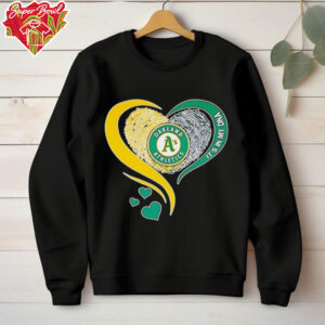 Oakland Athletics Baseball it’s in my DNA heart shirt