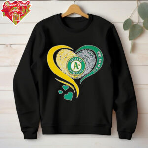 Oakland Athletics Baseball it’s in my DNA heart shirt