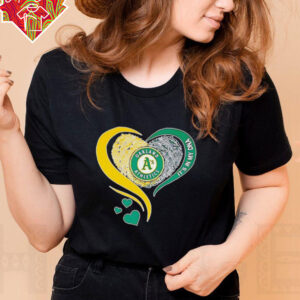 Oakland Athletics Baseball it’s in my DNA heart shirt