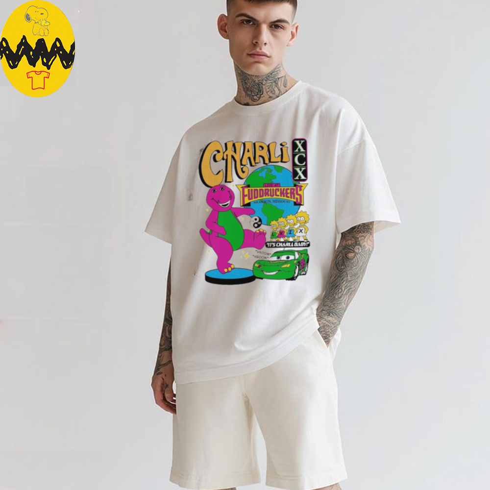 Official Charli Xcx Live At Fuddruckers Branson Missouri It’s Charli Baby Vroom Vroom Brian Robert Jones T shirts Official Charli Xcx Live At Fuddruckers Branson Missouri It’s Charli Baby Vroom Vroom Brian Robert Jones T shirts