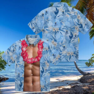 Official Kansas City Royals Hawaiian Shirt   MLB Floral Button Up, Chest Illusion