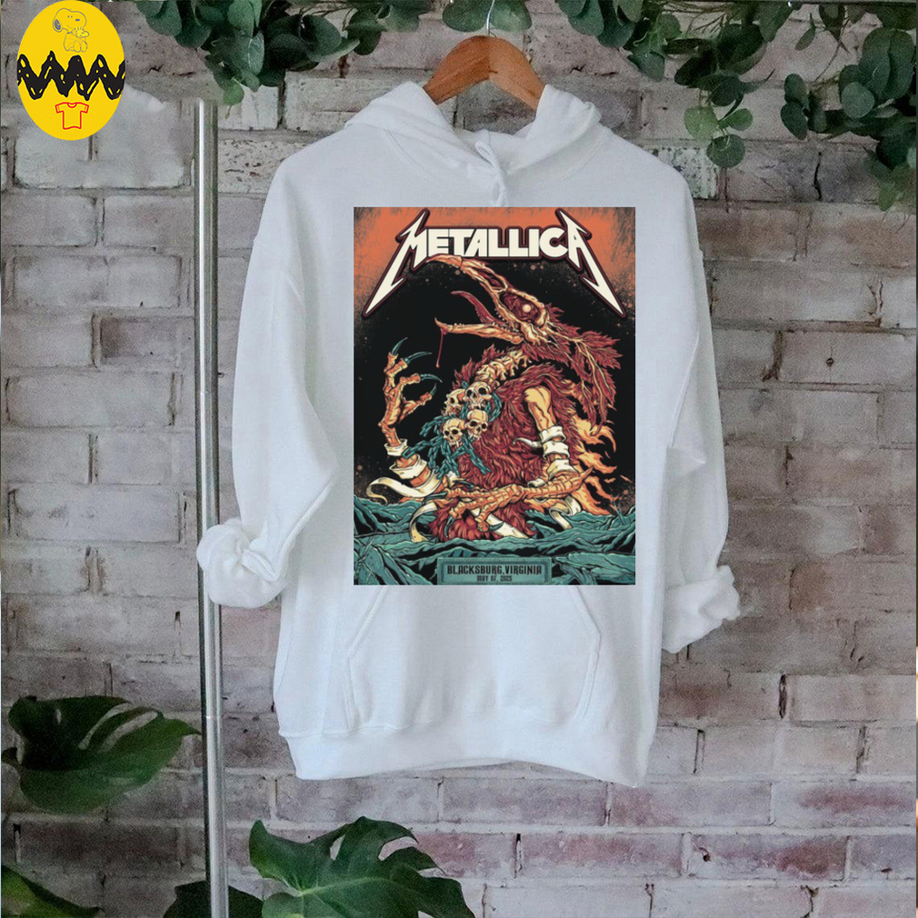 Official Metallica M72 World Tour Exclusive Virginia Tech Shirt Official Metallica M72 World Tour Exclusive Virginia Tech Shirt
