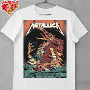 Official Metallica M72 World Tour Exclusive Virginia Tech Shirt