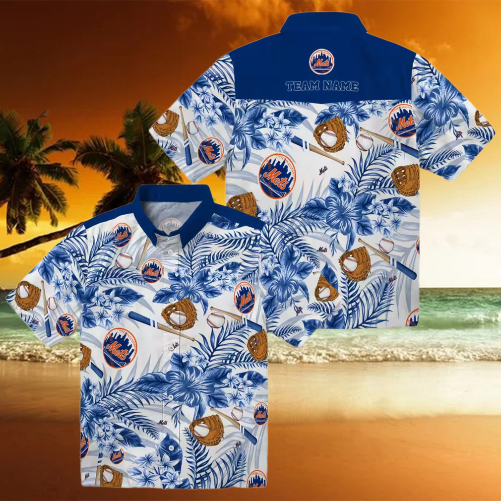 Official New York Mets Floral Baseball Hawaiian Shirt Perfect for Summer & Beach Official New York Mets Floral Baseball Hawaiian Shirt Perfect for Summer & Beach