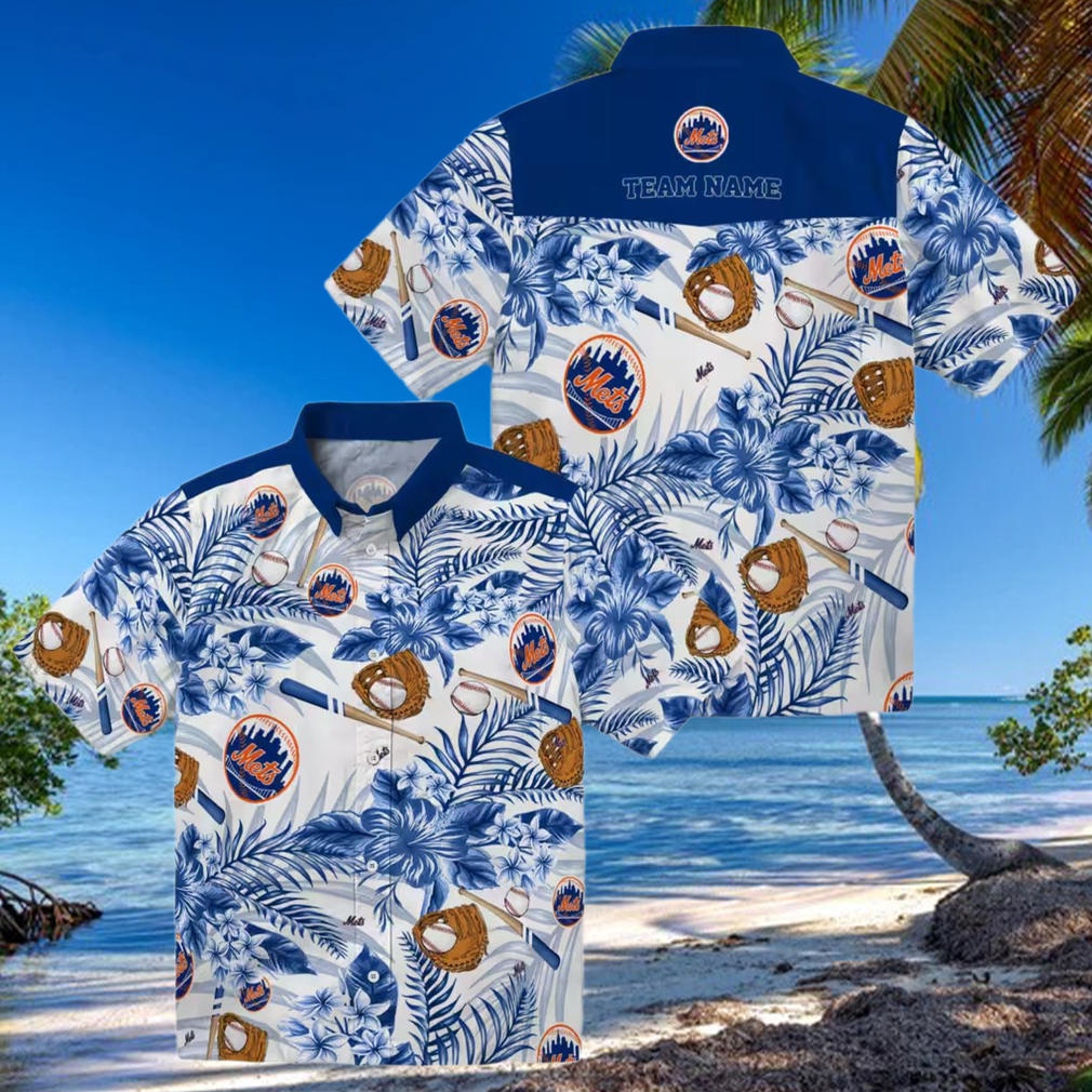 Official New York Mets Floral Baseball Hawaiian Shirt Perfect for Summer & Beach Official New York Mets Floral Baseball Hawaiian Shirt Perfect for Summer & Beach