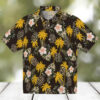 Official Miami Marlins Tropical Aloha Hawaiian Shirt   Blue & White Hibiscus Beachwear
