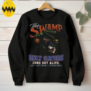 Official The Swamp Only Florida Gator Come Out Alive 2025 National Champions Shirt