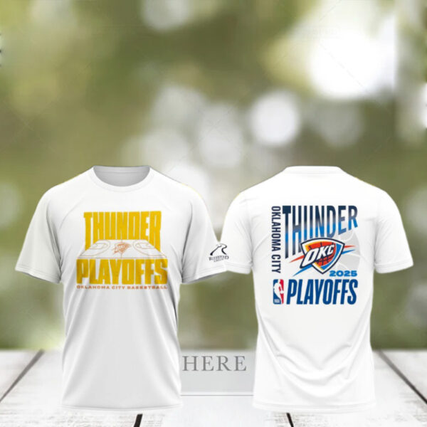 Oklahoma City Thunder 2025 Playoffs T Shirt
