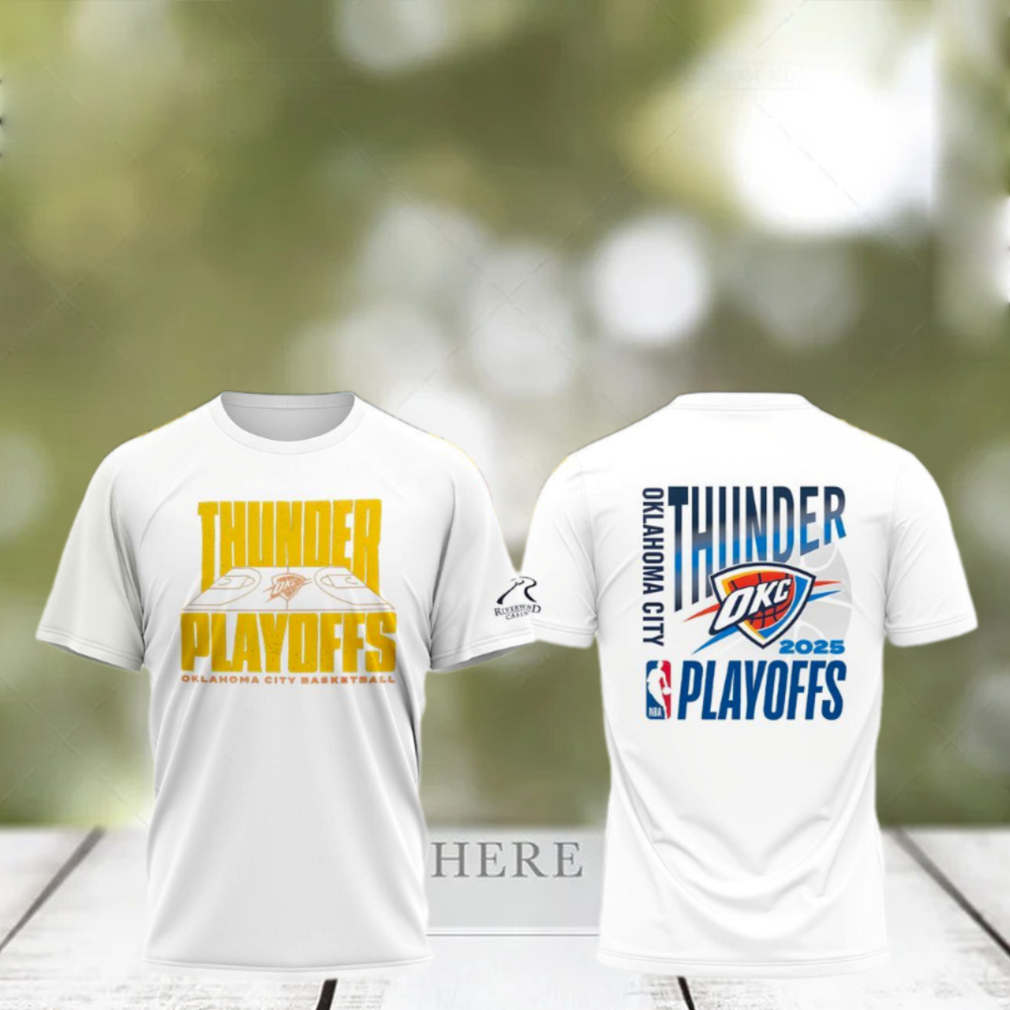 Oklahoma City Thunder 2025 Playoffs T Shirt Oklahoma City Thunder 2025 Playoffs T Shirt