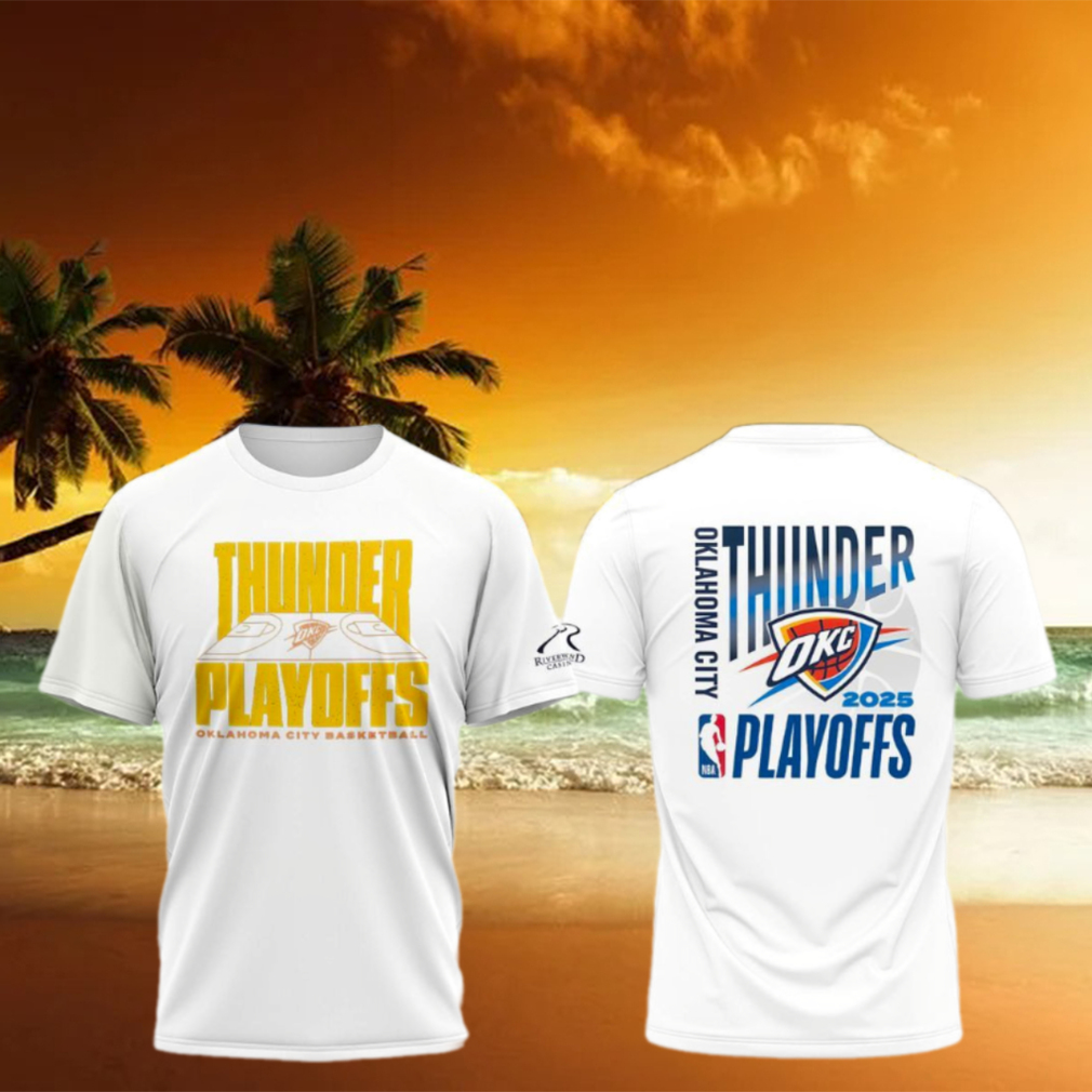 Oklahoma City Thunder 2025 Playoffs T Shirt Oklahoma City Thunder 2025 Playoffs T Shirt