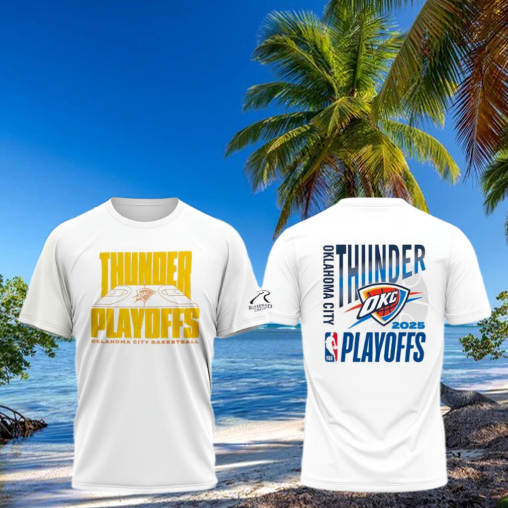 Oklahoma City Thunder 2025 Playoffs T Shirt Oklahoma City Thunder 2025 Playoffs T Shirt