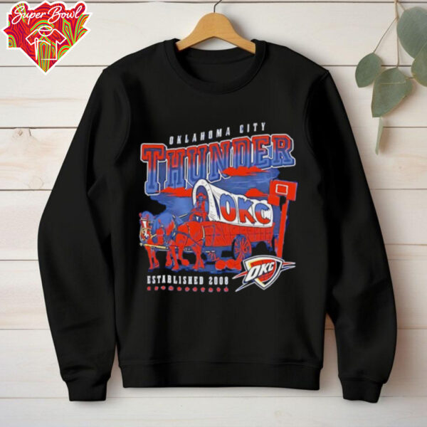 Oklahoma City Thunder Basketball est 2008 vintage shirt