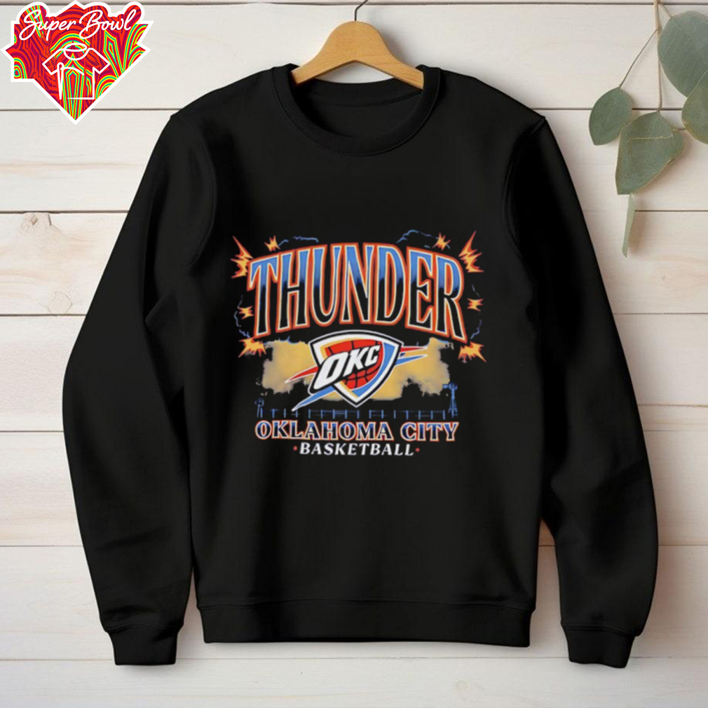Oklahoma City Thunder Basketball fireworks vintage shirt Oklahoma City Thunder Basketball fireworks vintage shirt
