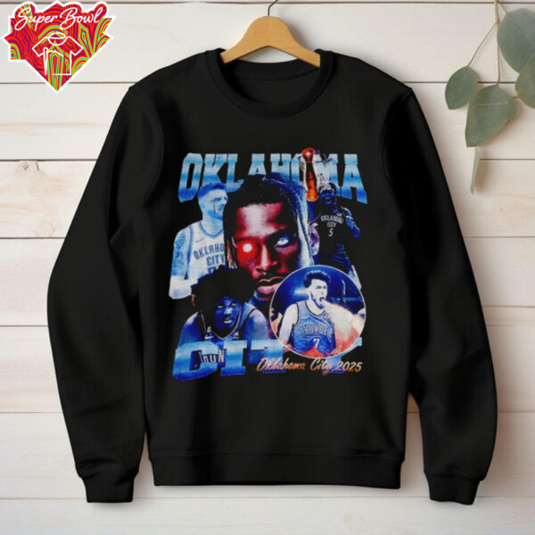 Oklahoma City Thunder NBA basketball Players graphic shirt
