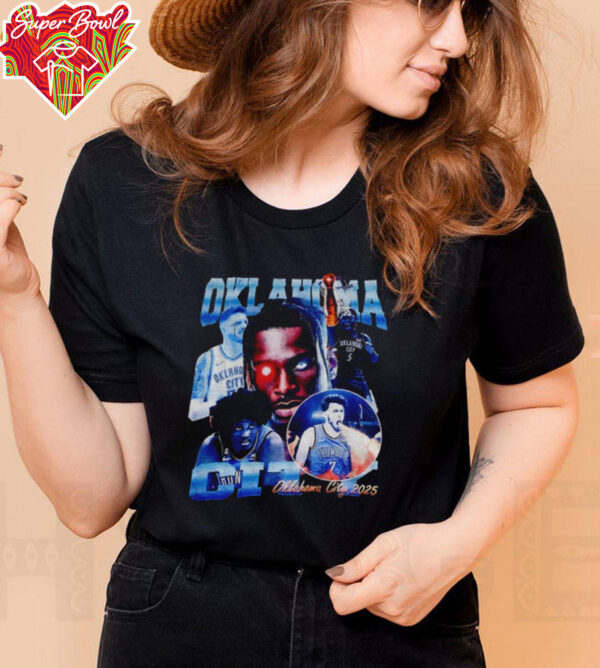 Oklahoma City Thunder NBA basketball Players graphic shirt