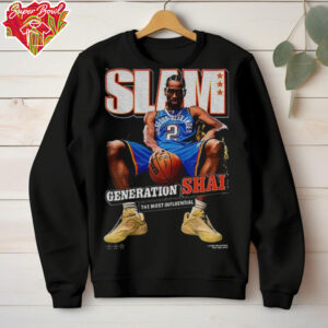 Oklahoma City Thunder Shai Gilgeous Alexander SLAM 2025 Cover shirt