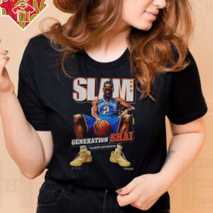 Oklahoma City Thunder Shai Gilgeous Alexander SLAM 2025 Cover shirt