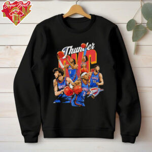 Oklahoma City Thunder Starting 5 players shirt