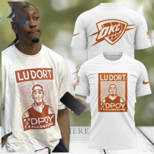Oklahoma City Thunder x Lu Dort White T Shirt Best Gifts For Him