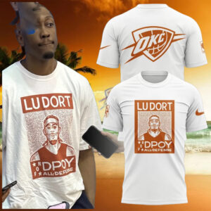 Oklahoma City Thunder x Lu Dort White T Shirt Best Gifts For Him