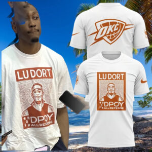 Oklahoma City Thunder x Lu Dort White T Shirt Best Gifts For Him
