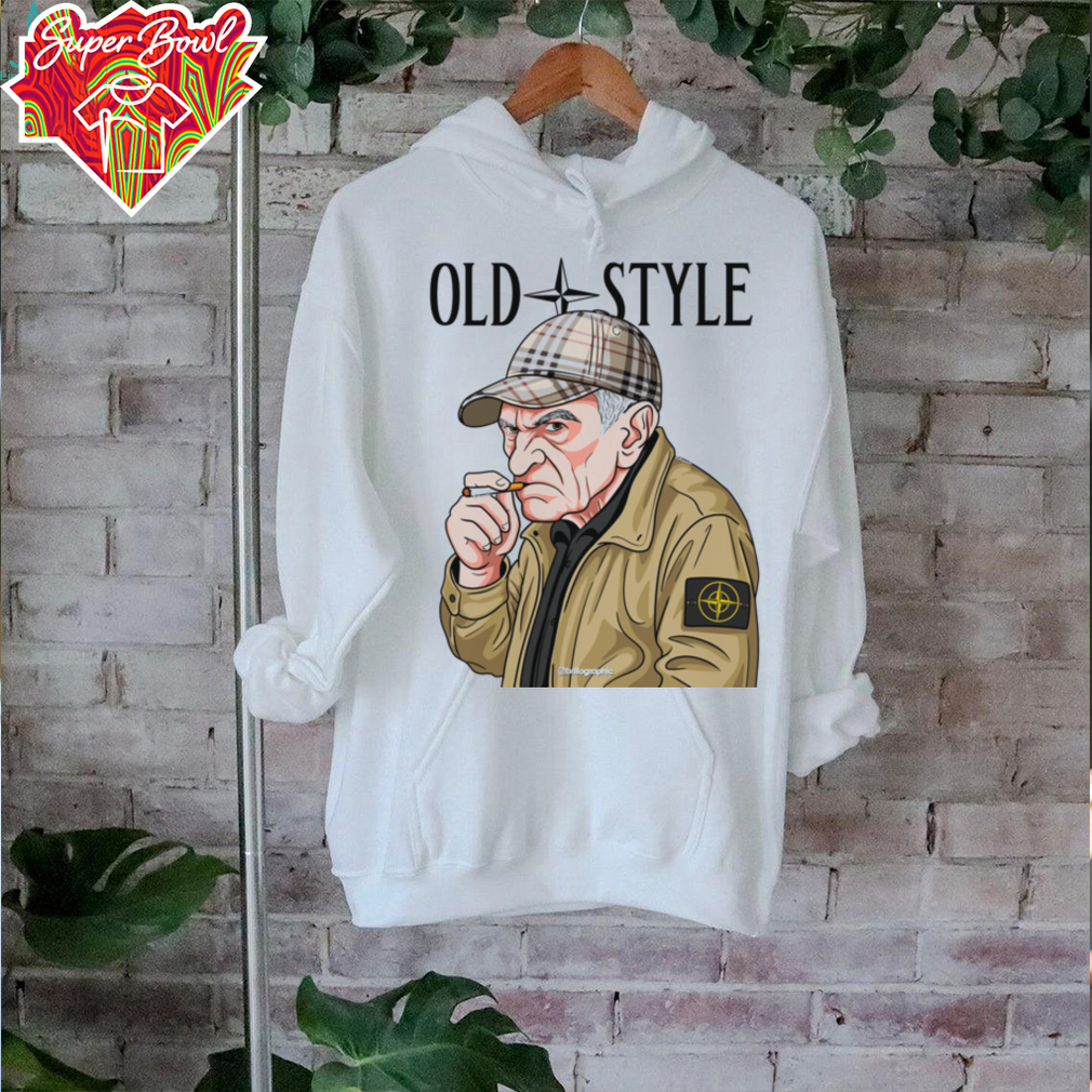 Old Style Man with Cap Graphic T Shirt Old Style Man with Cap Graphic T Shirt