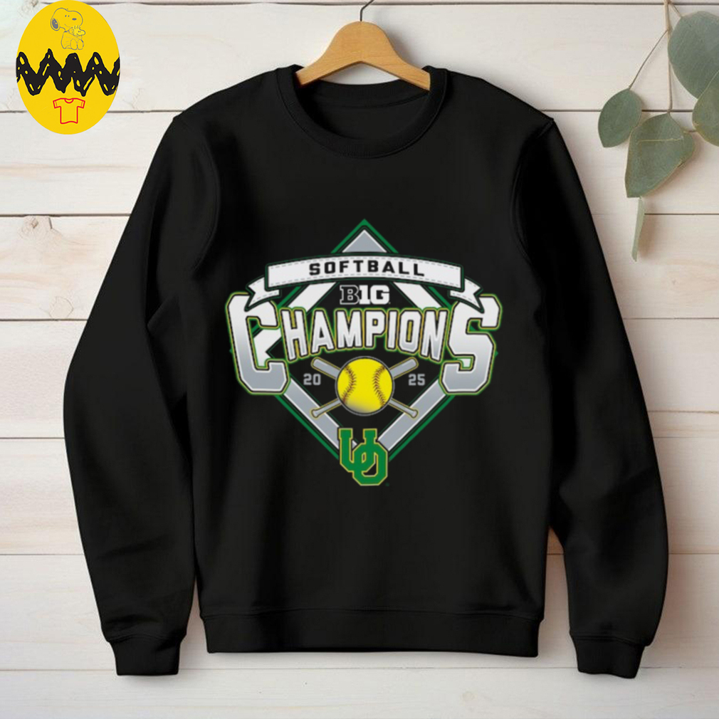 Oregon Ducks 2025 Big Ten Softball Regular Season Champions T Shirt Oregon Ducks 2025 Big Ten Softball Regular Season Champions T Shirt