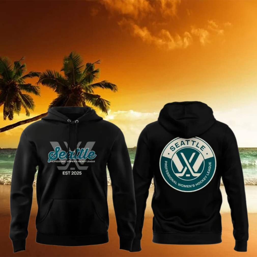 PWHL Seattle 2025 Special Black Hoodie PWHL Seattle 2025 Special Black Hoodie