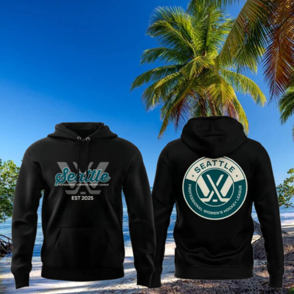 PWHL Seattle 2025 Special Black Hoodie
