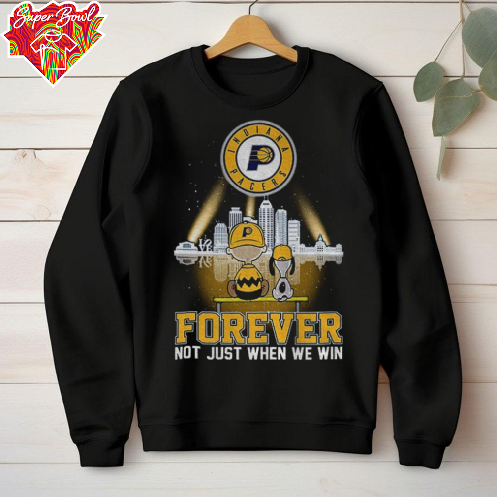 Peanuts Snoopy Indiana Pacers Basketball 2025 Forever Not Just When We Win shirt Peanuts Snoopy Indiana Pacers Basketball 2025 Forever Not Just When We Win shirt