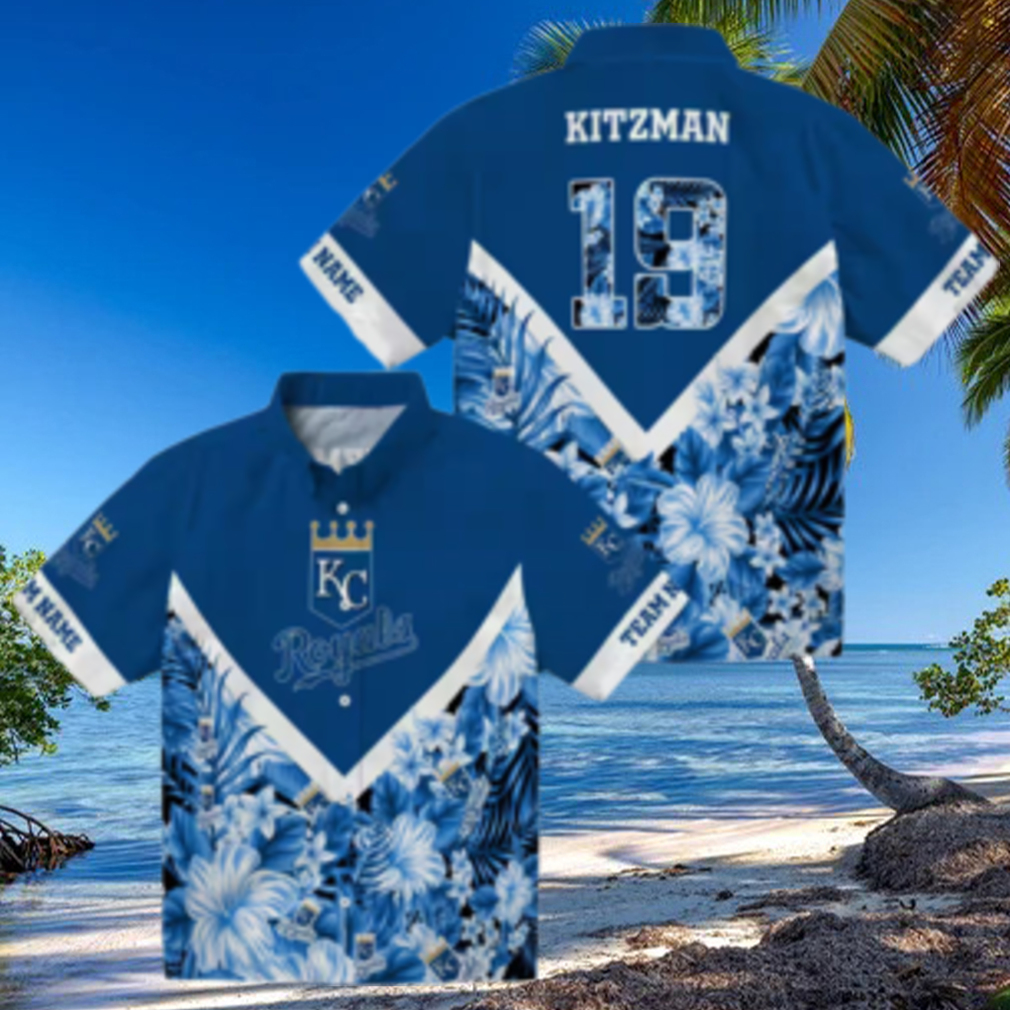 Personalized Kansas City Royals Aloha Hawaiian Shirt Chevron Floral Fan Gear Personalized Kansas City Royals Aloha Hawaiian Shirt Chevron Floral Fan Gear