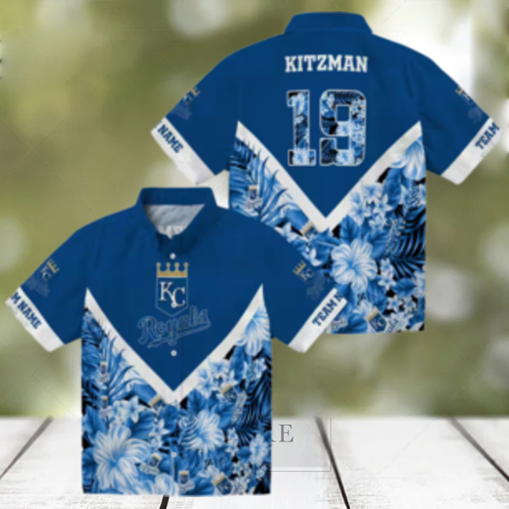 Personalized Kansas City Royals Aloha Hawaiian Shirt Chevron Floral Fan Gear Personalized Kansas City Royals Aloha Hawaiian Shirt Chevron Floral Fan Gear
