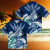 St. Louis Cardinals Chevron Floral Hawaiian Shirt   Perfect for Beach & Tailgate
