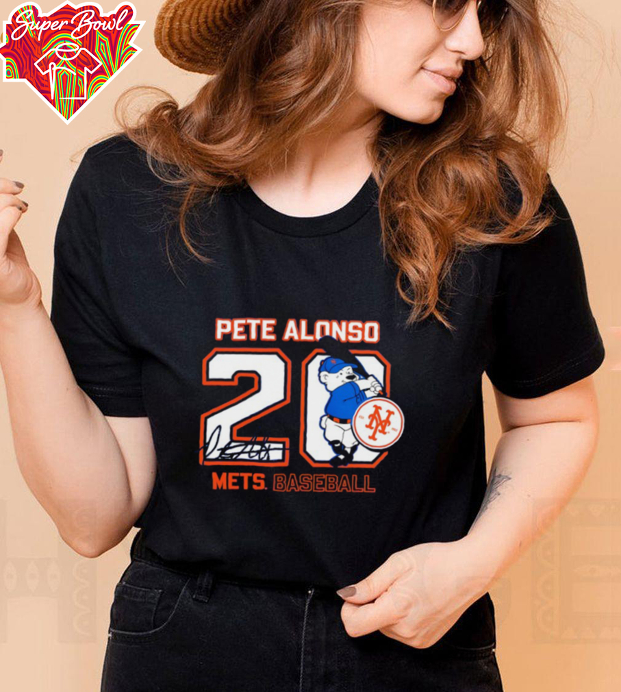 Pete Alonso #20 New York Mets Baseball signature shirt Pete Alonso #20 New York Mets Baseball signature shirt
