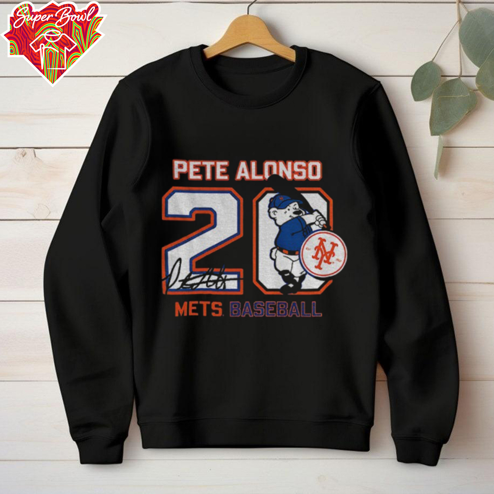 Pete Alonso 20 New York Mets Baseball signature shirt Pete Alonso 20 New York Mets Baseball signature shirt