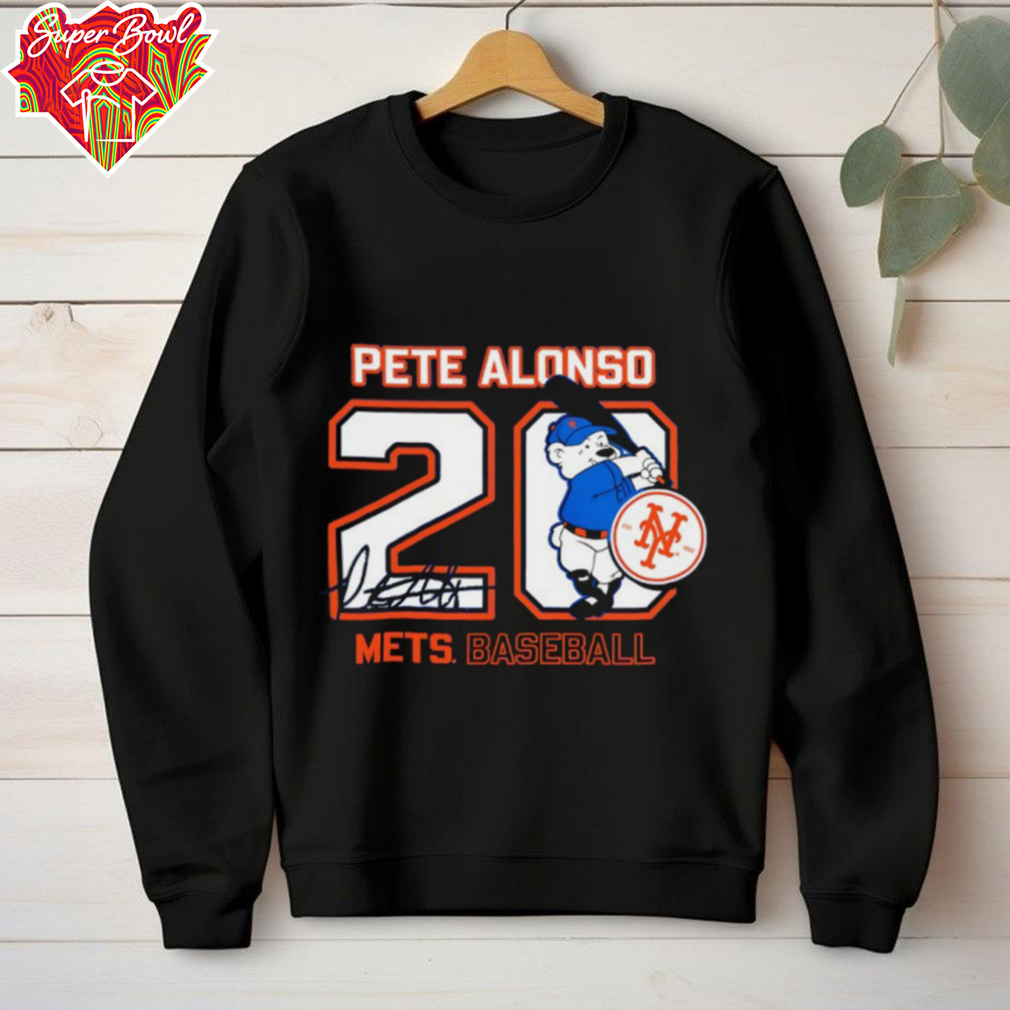 Pete Alonso #20 New York Mets Baseball signature shirt Pete Alonso #20 New York Mets Baseball signature shirt