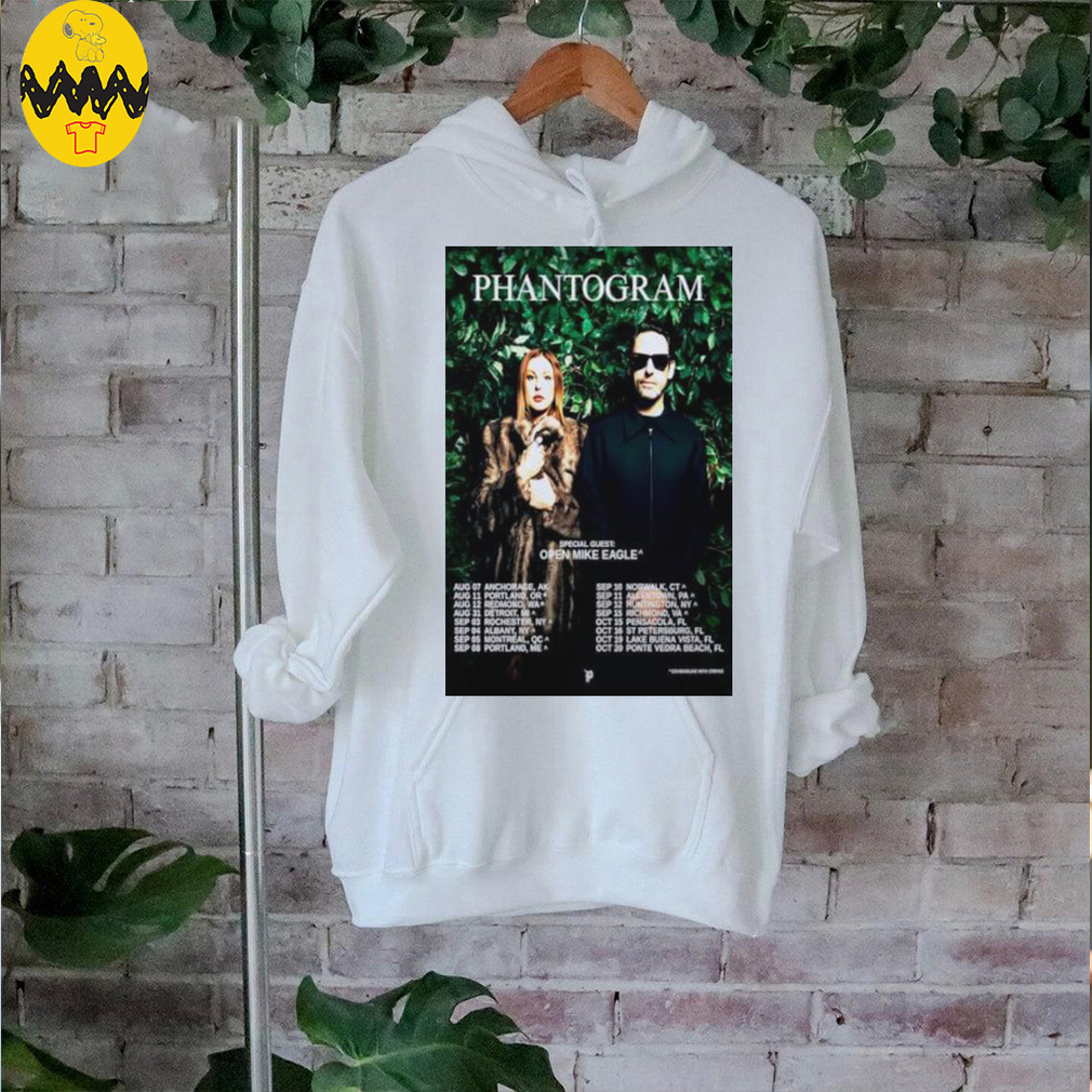 Phantogram Open Mike Eagle Tour 2025 Poster shirt Phantogram Open Mike Eagle Tour 2025 Poster shirt
