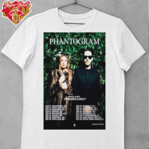 Phantogram Open Mike Eagle Tour 2025 Poster shirt