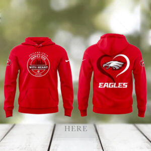 Philadelphia Eagles Hard Hats With Heart 2025 Special Hoodie