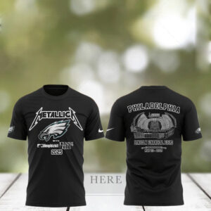 Philadelphia Eagles x Metallica M72 World Tour T Shirt Unique Gifts For Music Lovers