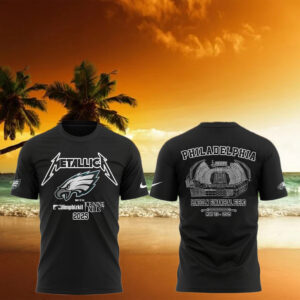 Philadelphia Eagles x Metallica M72 World Tour T Shirt Unique Gifts For Music Lovers