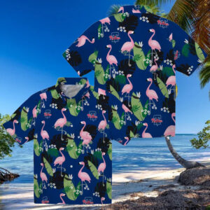 Philadelphia Phillies Flamingo Leaf Print Hawaiian Shirt Stylish MLB Shirt for Baseball Fans
