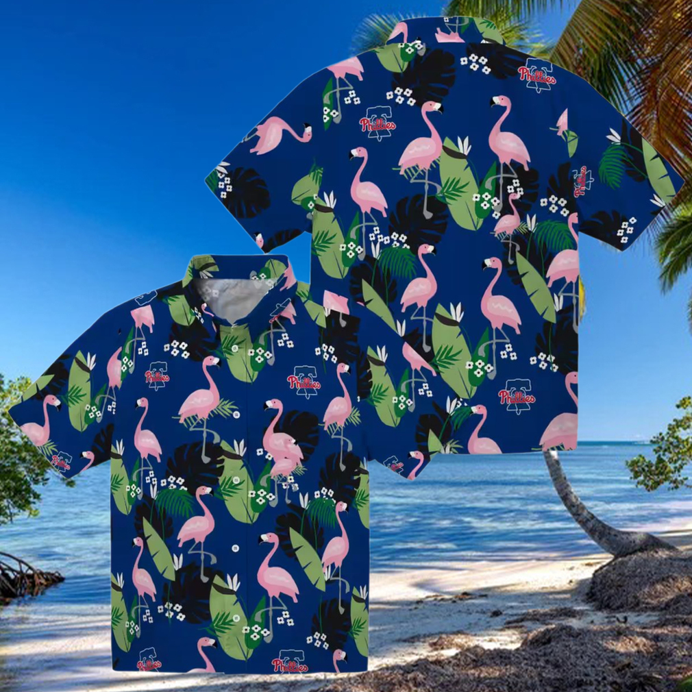 Philadelphia Phillies Flamingo Leaf Print Hawaiian Shirt Stylish MLB Shirt for Baseball Fans Philadelphia Phillies Flamingo Leaf Print Hawaiian Shirt Stylish MLB Shirt for Baseball Fans