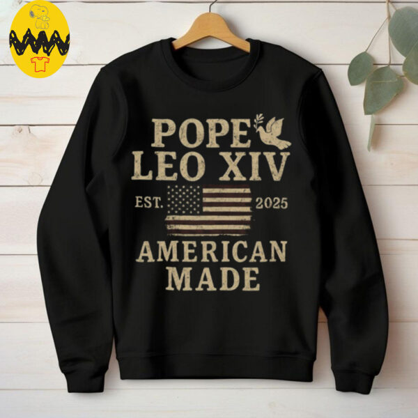 Pope Leo XIV Retro Catholic T Shirt