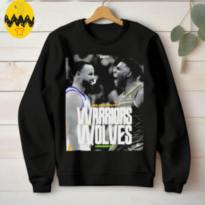 Poster Stephen Curry Golden State Warriors Vs Ant Man Anthony Edwards Minnesota Timberwolves shirt